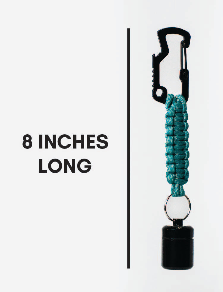 The Ready Roll – Mini Metal Dice Paracord Keychain | TTRPG Anywhere