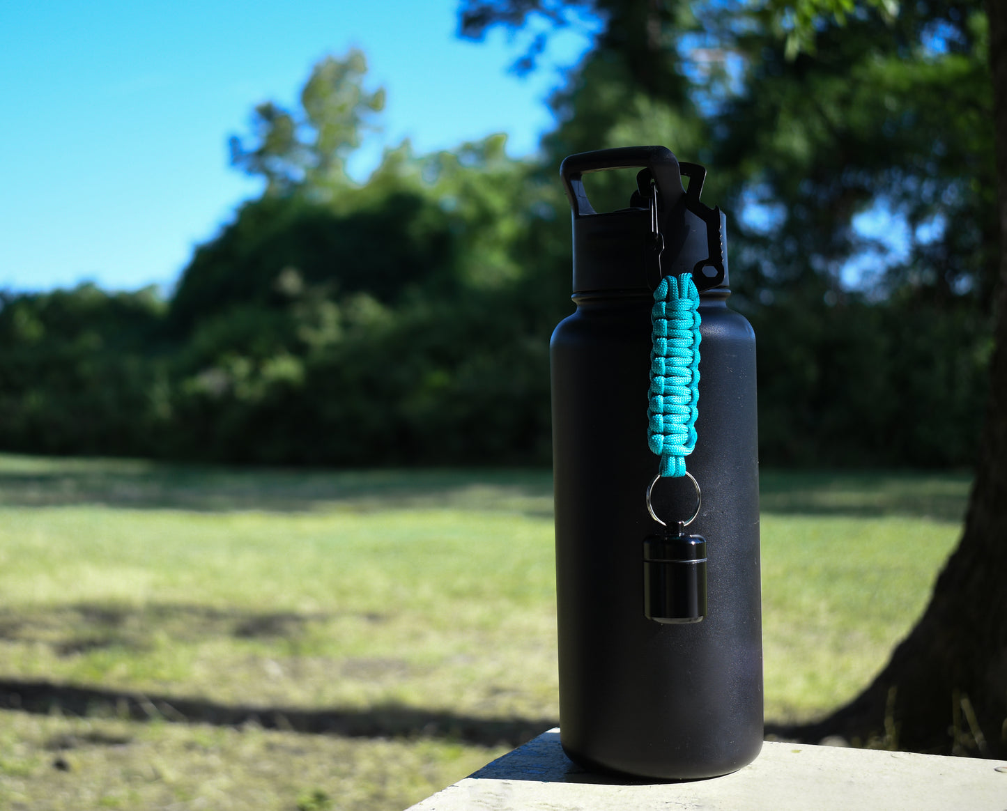 The Ready Roll – Mini Metal Dice Paracord Keychain | TTRPG Anywhere