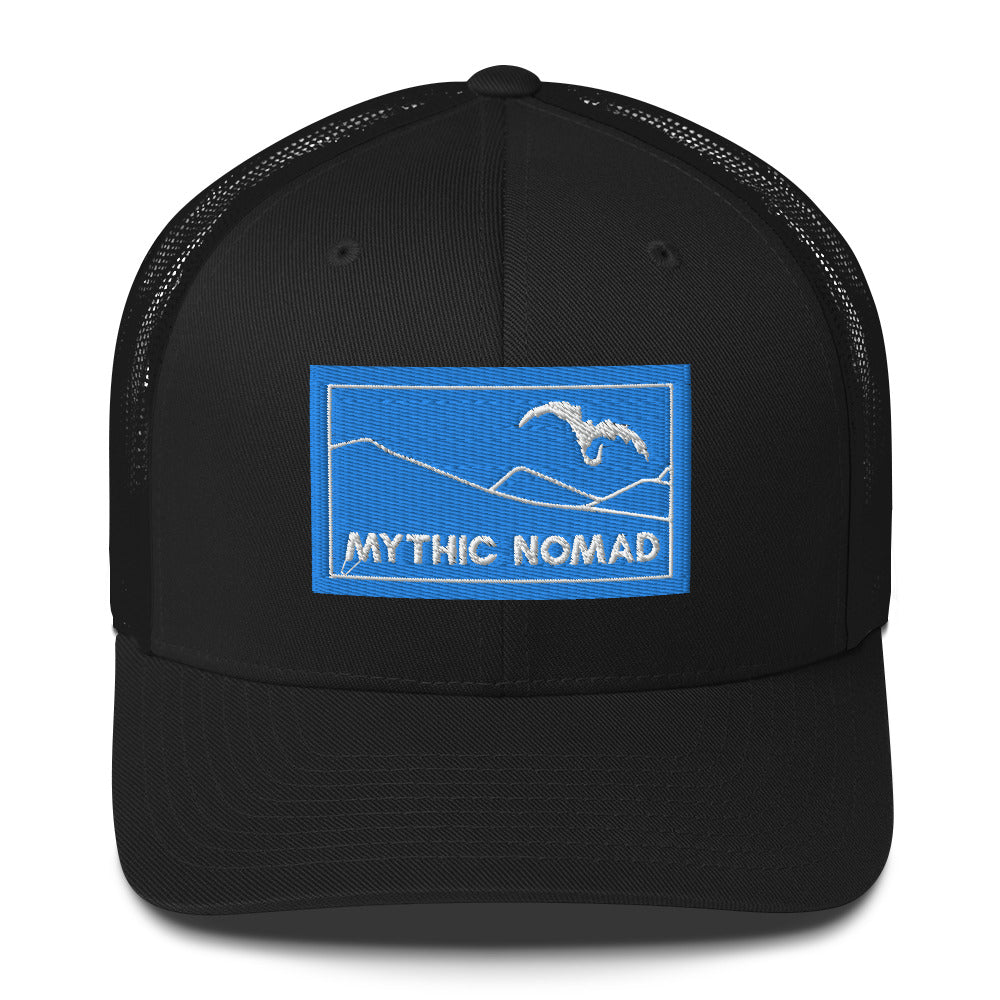 Dragon Trucker Cap | Blue Patch