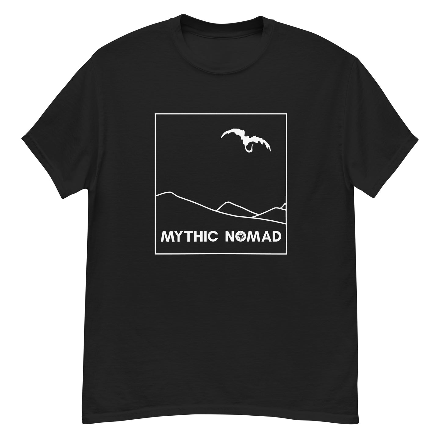 Classic Mythic Nomad Dragon Tee | White Art