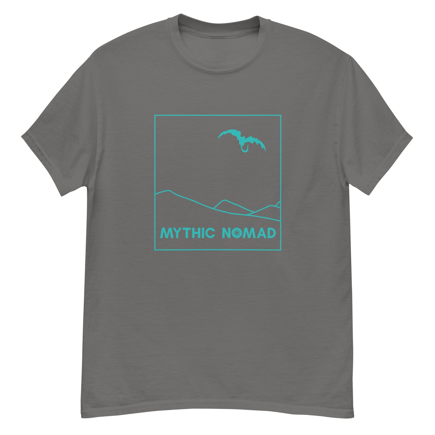Classic Mythic Nomad Dragon Tee | Teal Art