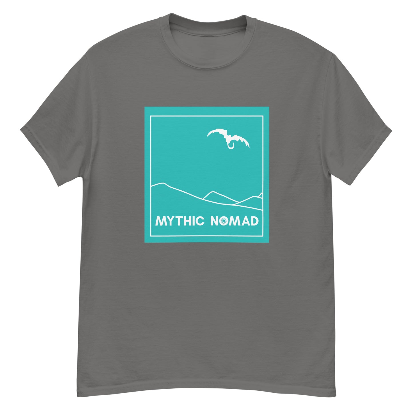 Mythic Nomad Dragon Block T Shirt