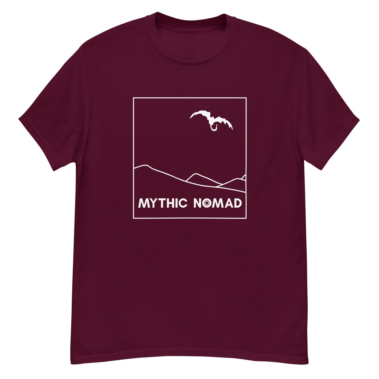 Classic Mythic Nomad Dragon Tee | White Art