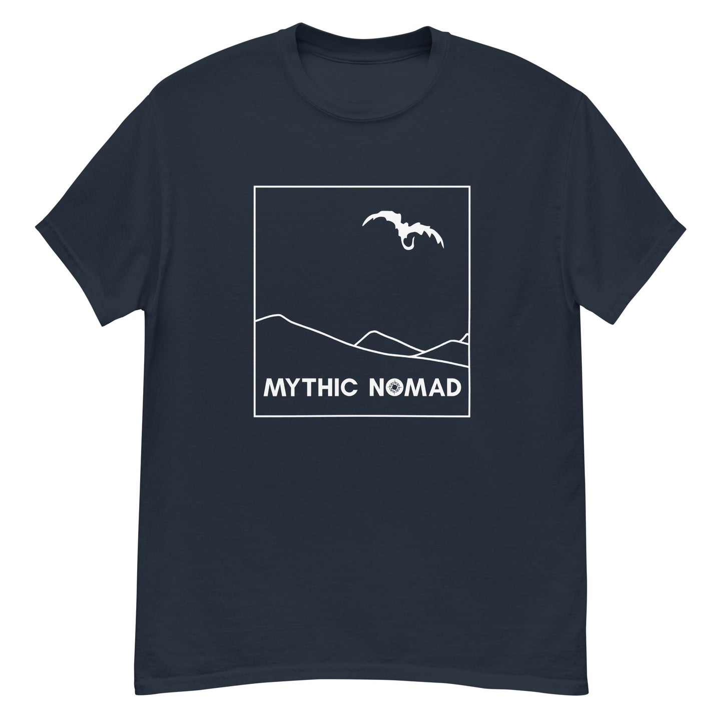 Classic Mythic Nomad Dragon Tee | White Art