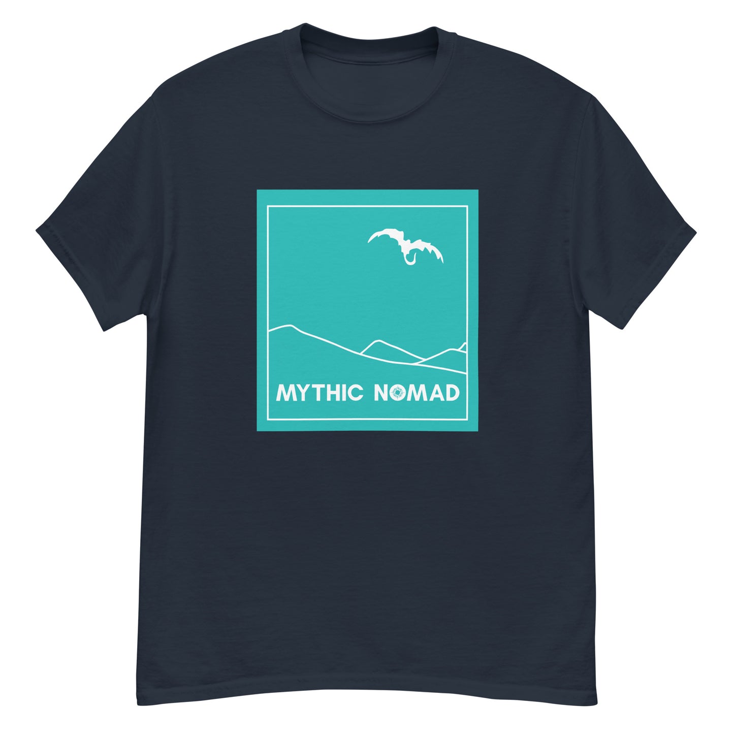Mythic Nomad Dragon Block T Shirt