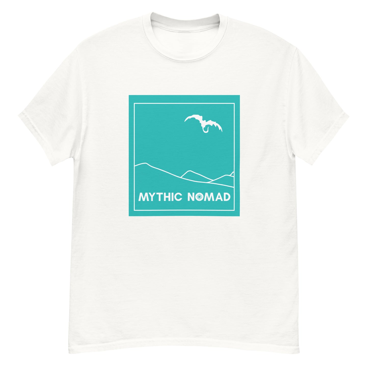 Mythic Nomad Dragon Block T Shirt